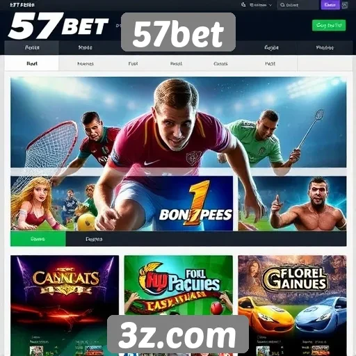 Principais jogos disponíveis na plataforma 57bet